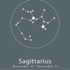 Stjernetegn - Sagittarius af Ten Valleys Illux Art shop - Grafisk kunst - Ten Valleys