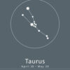 Stjernetegn - Taurus af Ten Valleys Illux Art shop - Grafisk kunst - Ten Valleys