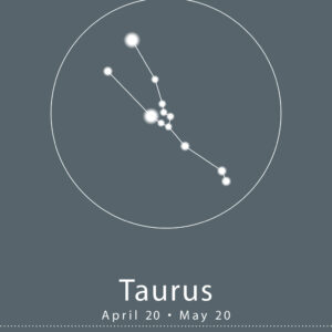 Stjernetegn - Taurus af Ten Valleys Illux Art shop - Grafisk kunst - Ten Valleys