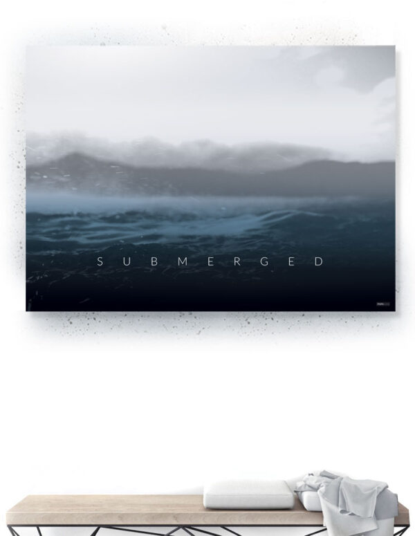 Plakat / Canvas / Akustik: Submerged (Indigo) Artworks > Populær