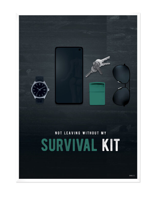 Plakat: Survival Kit (Men Only) Artworks > Populær