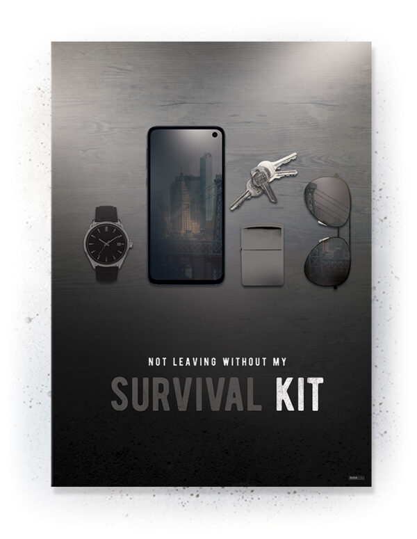 Plakat / Canvas / Akustik: Survival Kit (Men Only) Artworks > Populær