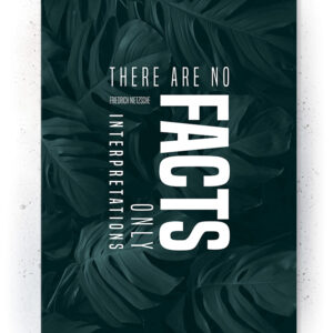 Plakat / Canvas / Akustik: There are no Facts (Thoughts) Artworks > Populær