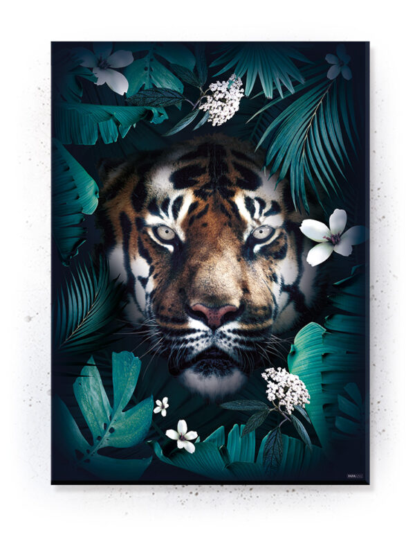 Plakat / Canvas / Akustik: Jungle tiger (Animals) Artworks > Populær
