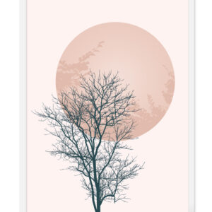 Plakat: Tree & Circle (Spring) Artworks > Populær
