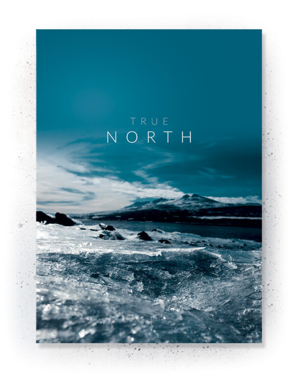 Plakat / Canvas / Akustik: True North (Indigo) Artworks > Populær