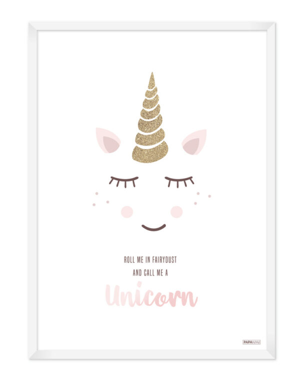 Plakat: Unicorn (Pigeværelset) Plakater > Børne plakater