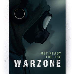 Plakat / Canvas / Akustik: Get ready for the Warzone (Gamer) Plakater > Børne plakater