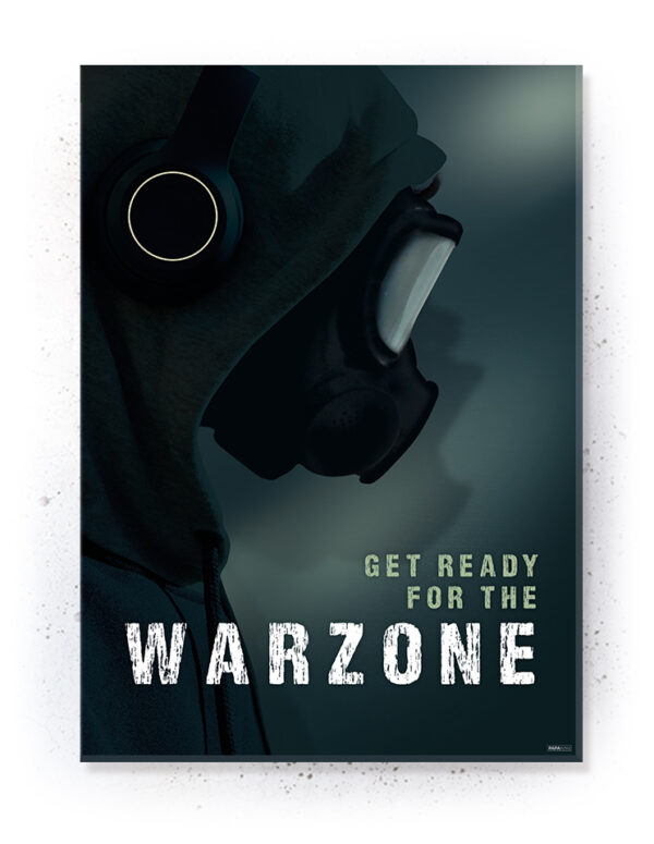 Plakat / Canvas / Akustik: Get ready for the Warzone (Gamer) Plakater > Børne plakater