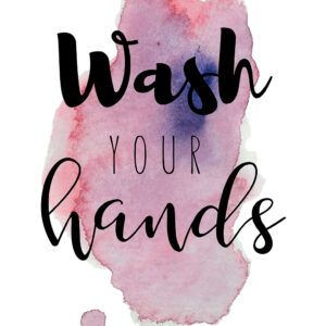 Wash your hands - Lilla af Pluma Posters Illux Art shop - Illux Art nyheder - Grafisk kunst - Pluma Posters