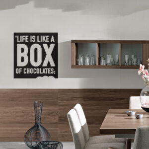 Box of chocolates wallsticker af Alan Smithee