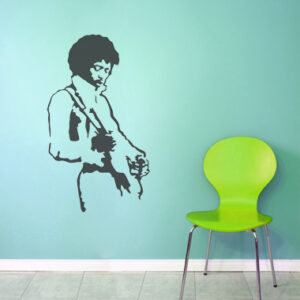 Jimi Hendrix wallsticker af Jesper Haun