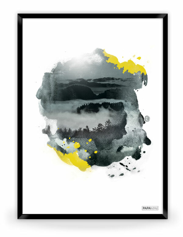 Plakat: Break (Yellow Nature) Artworks > Populær