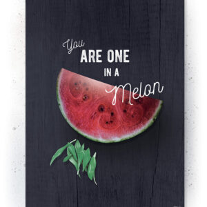 Plakater / Canvas / Akustik: You are one i a Melon (Kitchen) Artworks > Nyheder