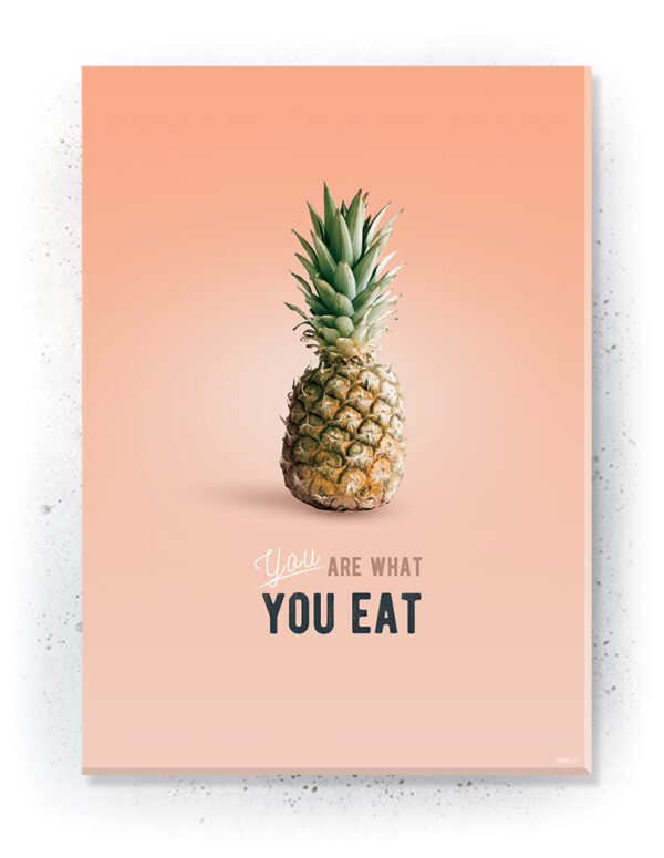 Plakater / Canvas / Akustik: You are what you Eat (Kitchen) Plakater > Pastelfarvet plakater